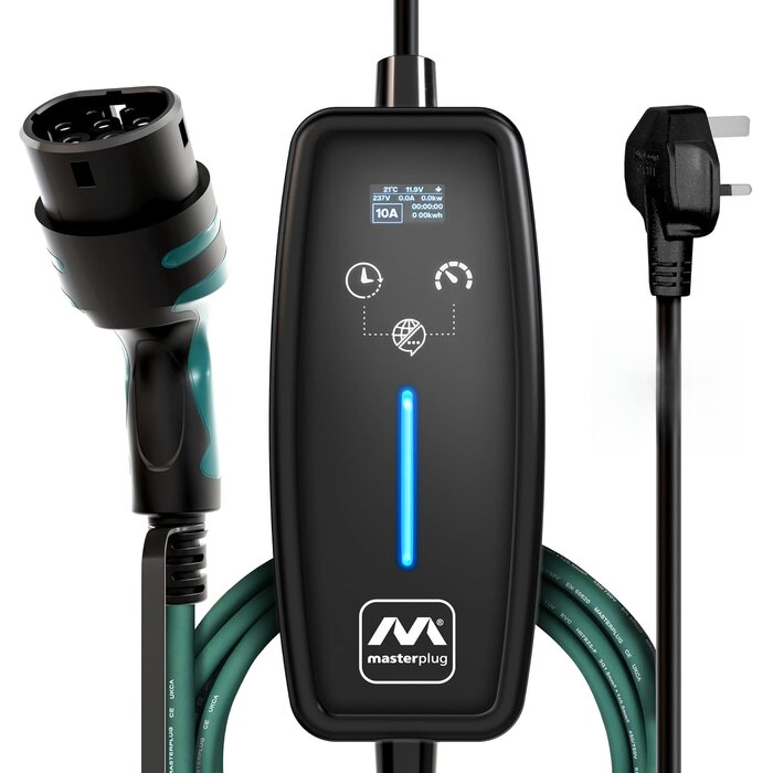Tragbares Typ 2 EV-Ladekabel 10m - 30% Rabatt auf unbenutztes Outlet-Gerät