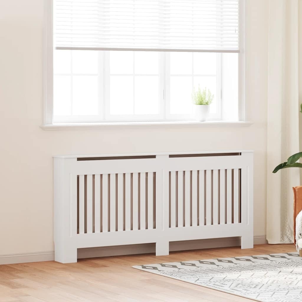 Vidaxl Heizkörperverkleidung 172 cm MDF Weiß - 47% Rabatt