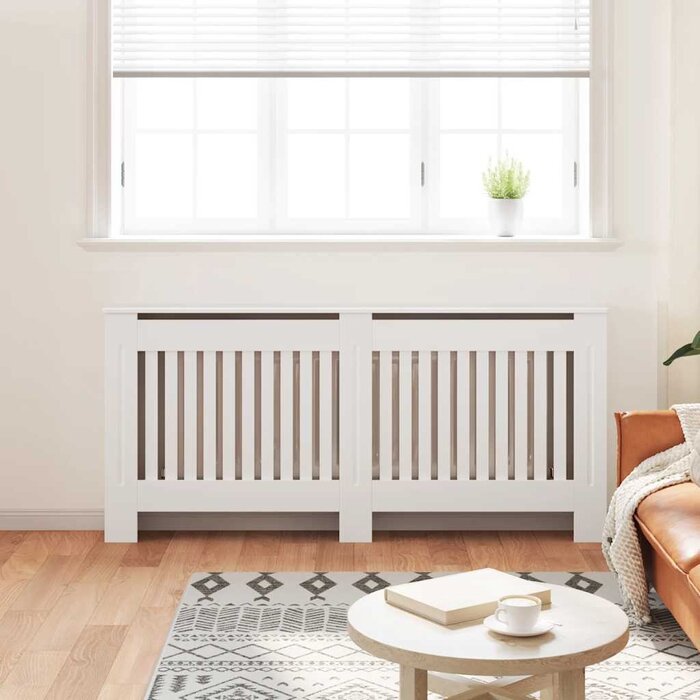 Vidaxl Heizkörperverkleidung 172 cm MDF Weiß - 47% Rabatt