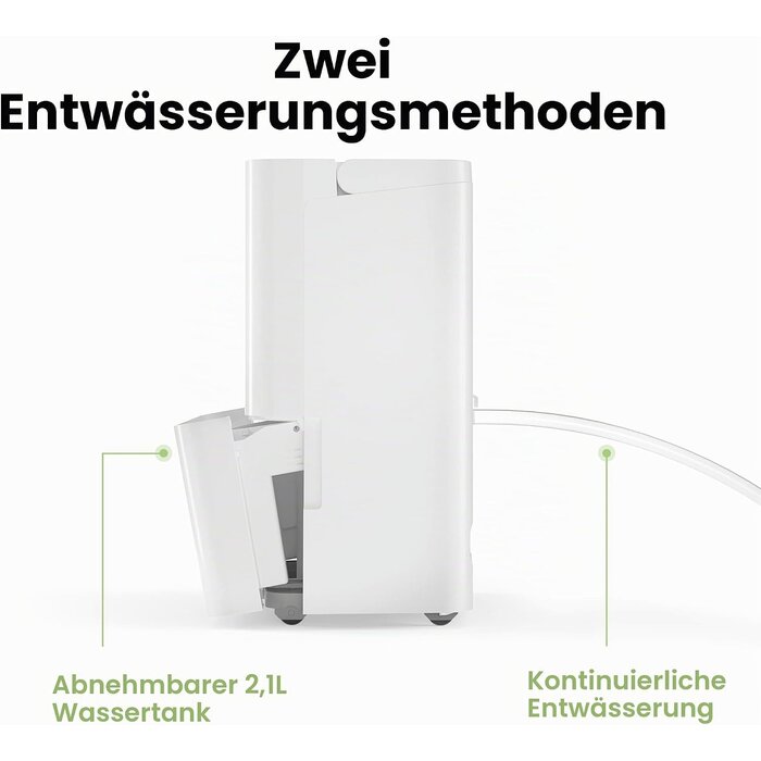 Luftentfeuchter 12L für 20m² Räume - Ausgepackt, 34% Rabatt - Weiß