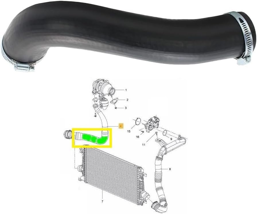 Turbo-Ansaugschlauch für Opel Modelle - 76% Rabatt - Unbenutzt