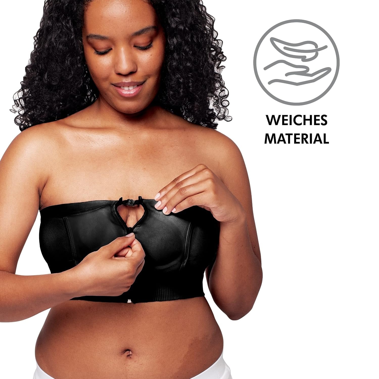 Freihändiges Still- und Abpumpbustier M, Schwarz - 80% Rabatt