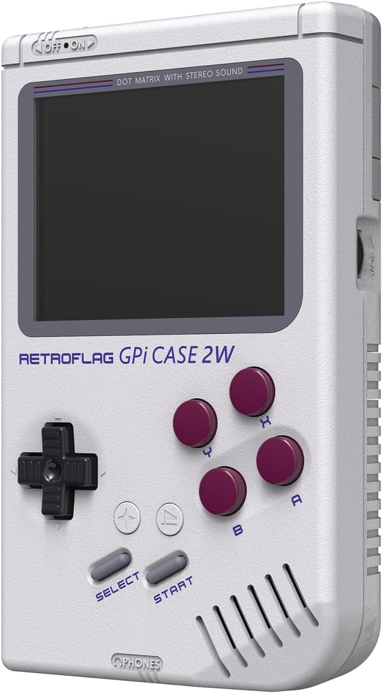 Retro-Handheld-Gehäuse für Raspberry Pi Zero - Weiß - 33% Rabatt