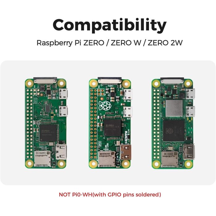Retro-Handheld-Gehäuse für Raspberry Pi Zero - Weiß - 33% Rabatt