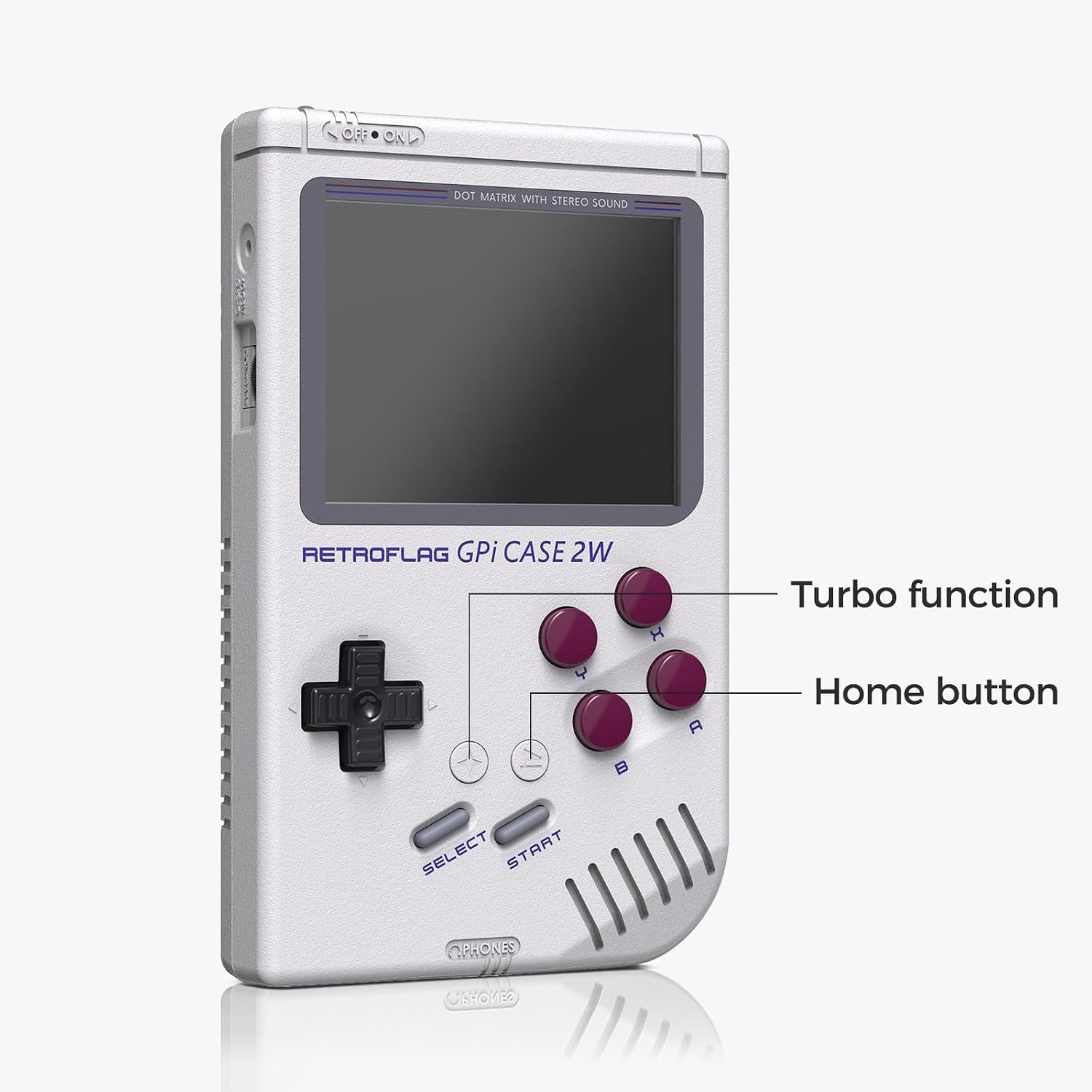 Retro-Handheld-Gehäuse für Raspberry Pi Zero - Weiß - 33% Rabatt