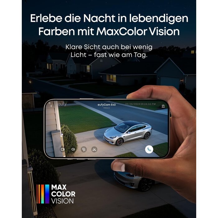 2K WLAN-Überwachungskamera mit Solarbetrieb - 30% Rabatt