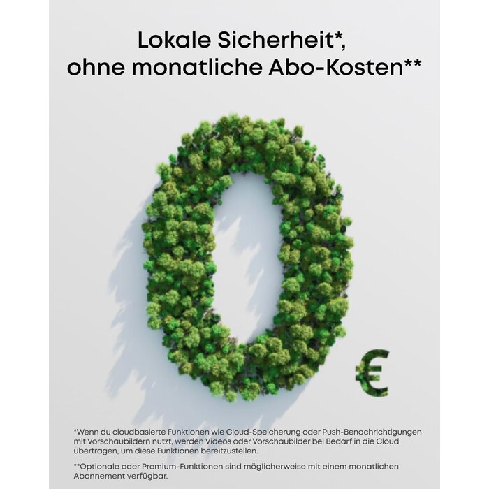 2K WLAN-Überwachungskamera mit Solarbetrieb - 30% Rabatt