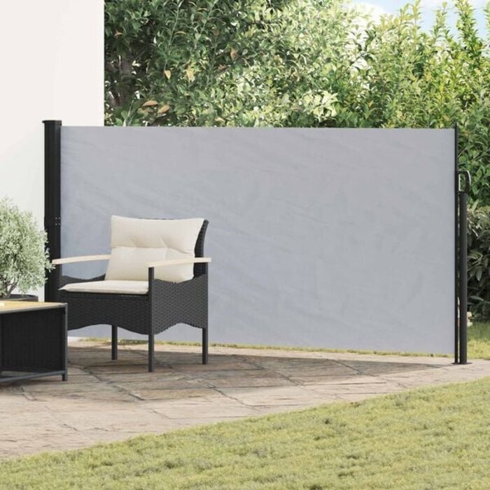 Vidaxl Ausziehbare Seitenmarkise 120 x 500 cm Grau - 34% Rabatt auf Rückläufer