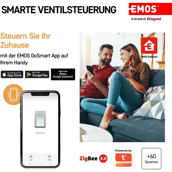 Smarte Zigbee Ventilsteuerung für Wasser & Gas - 32% Rabatt