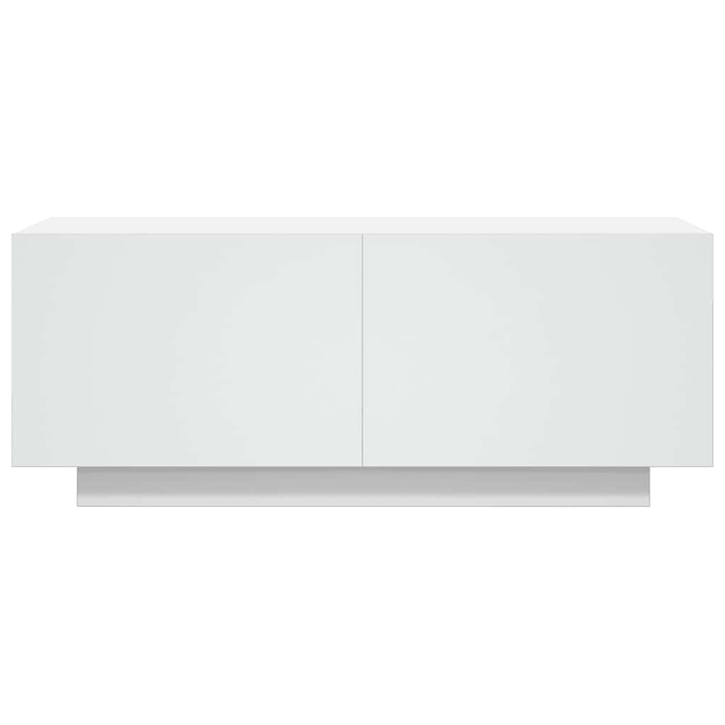 Vidaxl Weißer TV-Schrank 100x35x40 cm - Holzwerkstoff - 34% Rabatt