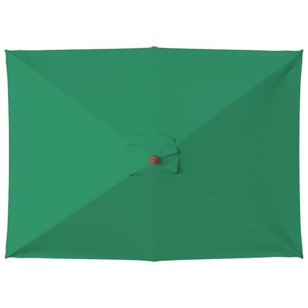 Vidaxl Gartenschirm 150x200 cm Grün aus Holz - 31% Rabatt