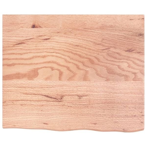 Vidaxl Waschtischplatte aus massivem Eichenholz 60x50x2 cm - 34% Rabatt
