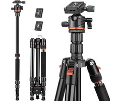 Aluminium-Stativ 194 cm mit Kugelkopf für Kamera & Smartphone - 32% Rabatt