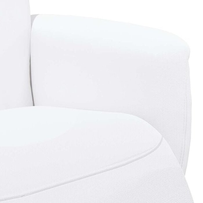 Vidaxl Verstellbarer Relaxsessel mit Fußstütze - Weiß - 35% Rabatt