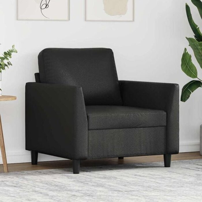 Vidaxl Moderner Sessel 60 cm in Schwarz - Ausgepackt & 34% Rabatt