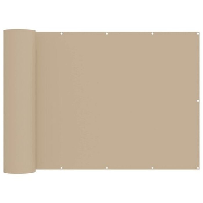 Vidaxl Balkon-Sichtschutz 150 x 500 cm, Beige - 32% Rabatt