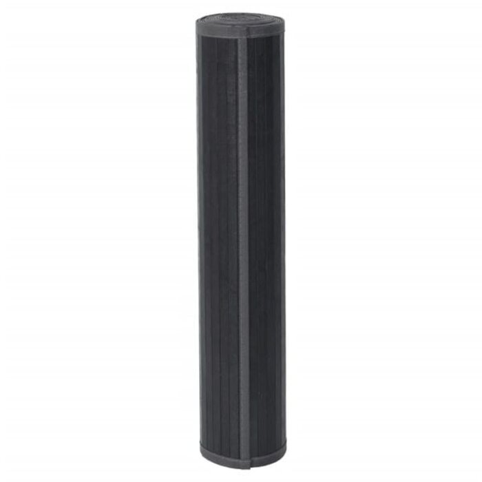 Vidaxl Bambus-Teppich grau 100x500 cm - 33% Rabatt