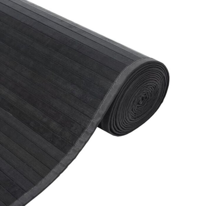 Vidaxl Bambus-Teppich grau 100x500 cm - 33% Rabatt