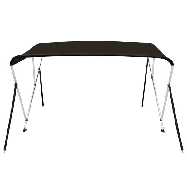 3-Bügel Bimini-Verdeck 183x140x137 cm Schwarz - 35% Rabatt