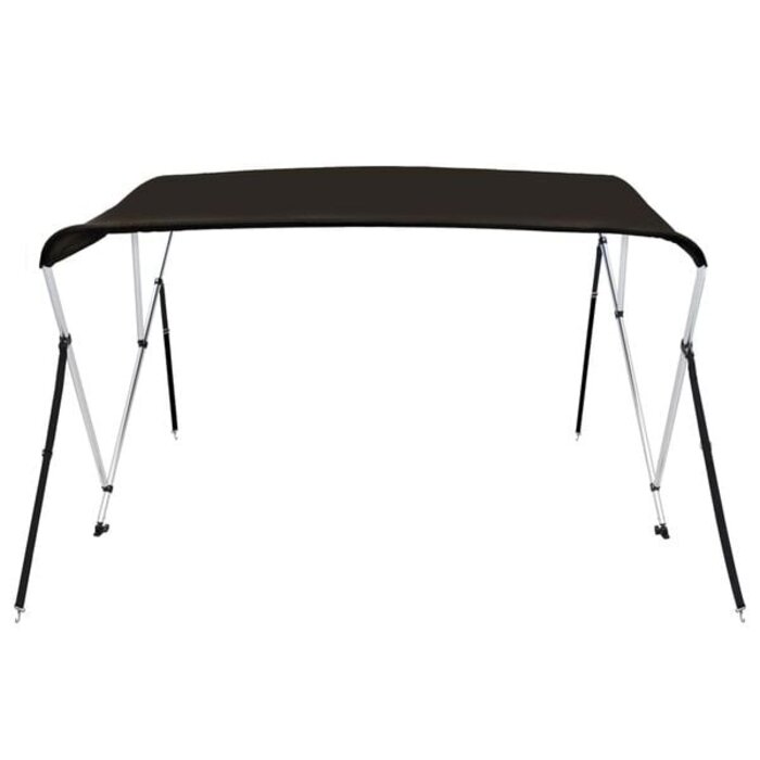3-Bügel Bimini-Verdeck 183x140x137 cm Schwarz - 35% Rabatt