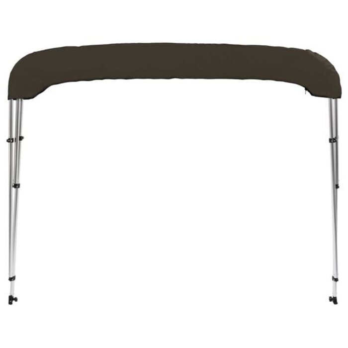 3-Bügel Bimini-Verdeck 183x140x137 cm Schwarz - 35% Rabatt