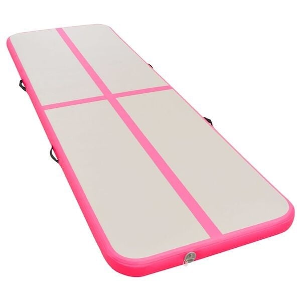 Vidaxl Aufblasbare Gymnastikmatte 600x100x10cm Pink - 35% Rabatt