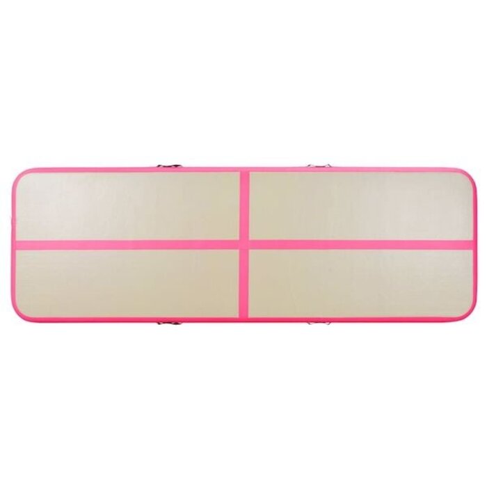Vidaxl Aufblasbare Gymnastikmatte 600x100x10cm Pink - 35% Rabatt