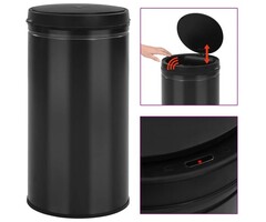 Vidaxl Sensor-Abfalleimer 60 L Schwarz - 34% Rabatt - Ausgepackt & Neuwertig
