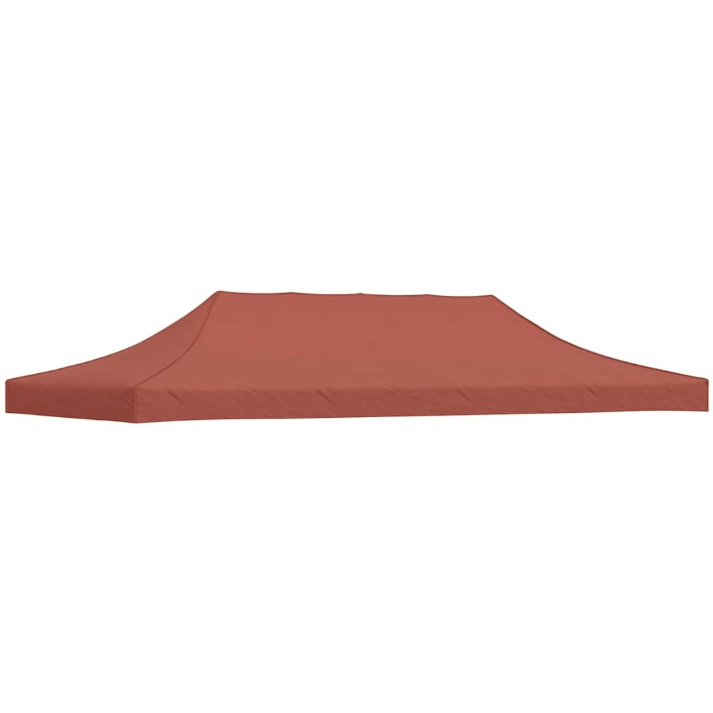 Partytent-Ersatzdach 6x3 m, Terracotta, 34% Rabatt auf ausgepacktes Einzelstück