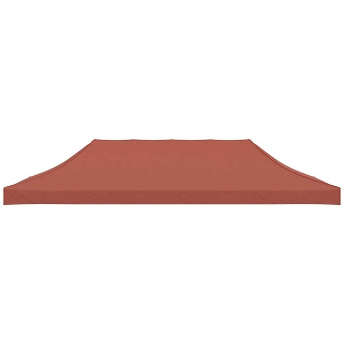 Partytent-Ersatzdach 6x3 m, Terracotta, 34% Rabatt auf ausgepacktes Einzelstück
