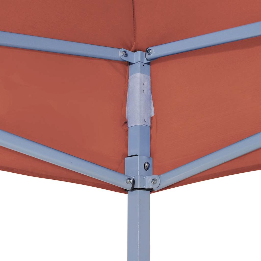 Partytent-Ersatzdach 6x3 m, Terracotta, 34% Rabatt auf ausgepacktes Einzelstück