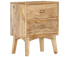 Vidaxl Nachtschrank aus massivem Mangoholz 40x35x55 cm - 34% Rabatt