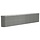 Ovales Hochbeet 332x40x68 cm, Stahl, Grau - 34% Rabatt