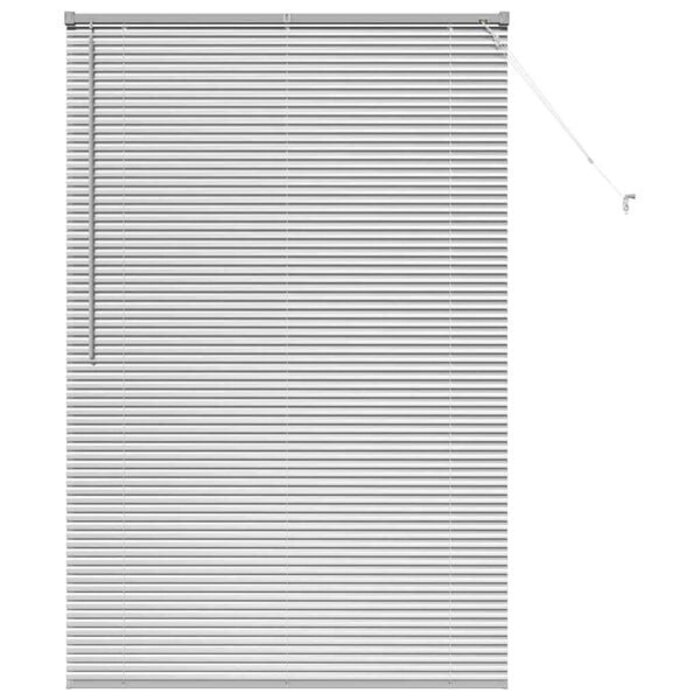 Vidaxl Aluminium-Jalousie 175 x 110 cm, Silber - 31% Rabatt