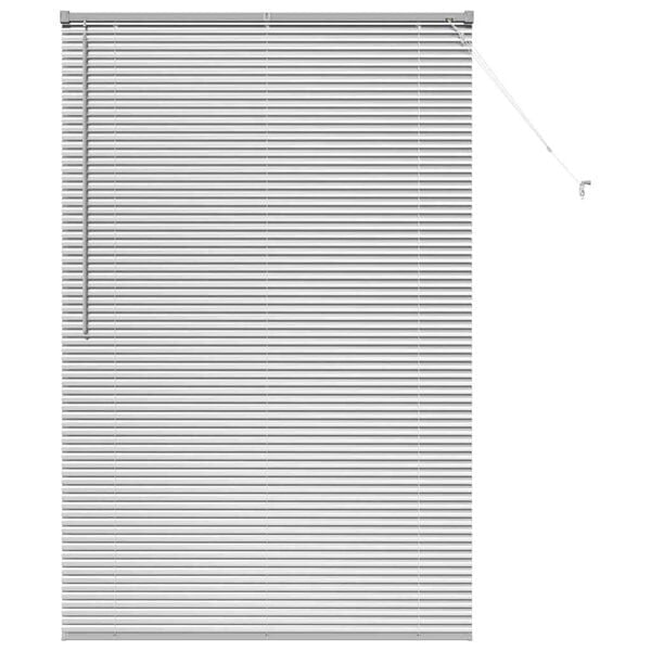 Vidaxl Aluminium-Jalousie 175 x 110 cm, Silber - 31% Rabatt