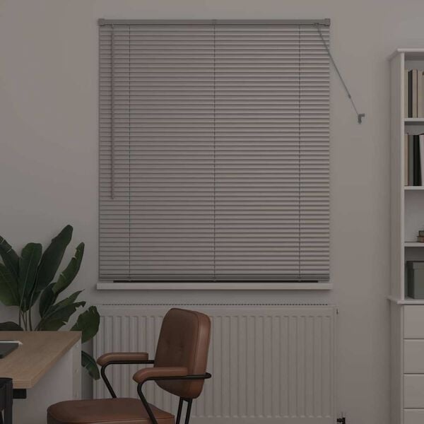 Vidaxl Aluminium-Jalousie 175 x 110 cm, Silber - 31% Rabatt