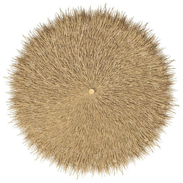 Vidaxl Bananenblatt-Sonnenschirm, Bambusgestell, 210 cm - 35% Rabatt