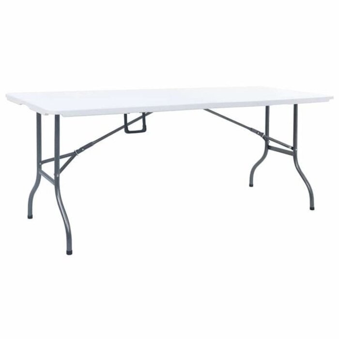 Vidaxl Klapptisch 180x72x72 cm - HDPE weiß - 34% Rabatt auf Retourenware