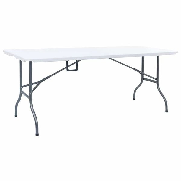 Vidaxl Klapptisch 180x72x72 cm - HDPE weiß - 34% Rabatt auf Retourenware