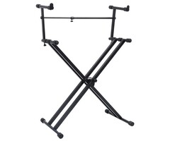 Vidaxl Doppelstrebiger Keyboardständer - X-Form - Schwarz - 34% Rabatt