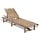 Verstellbare Bambus-Gartenliege 200 x 65 cm - 34% Rabatt