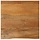Tischplatte Mangoholz 80x80 cm Naturkante - 34% Rabatt
