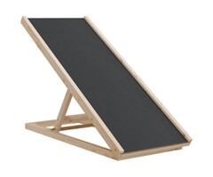 Vidaxl Hunderampe 100x40 cm, höhenverstellbar, Grau - 37% Rabatt