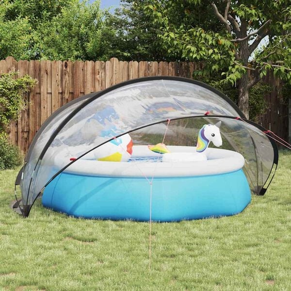 Vidaxl Poolkuppel 336 x 322 x 160 cm aus PVC - 35% Rabatt