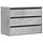 Moderne Kommode 80x41x58 cm in Betongrau - 34% Rabatt