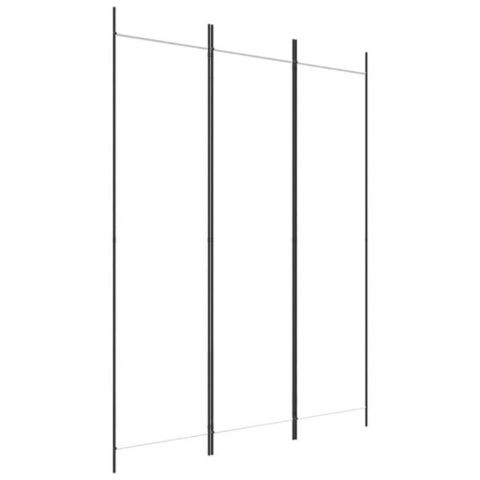 Vidaxl Spanische Wand 150x200 cm - 3 Paneele Weiß - 31% Rabatt