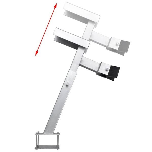 Vidaxl Bugstütze für Bootstrailer, 500-1000 kg, verzinkter Stahl - 33% Rabatt