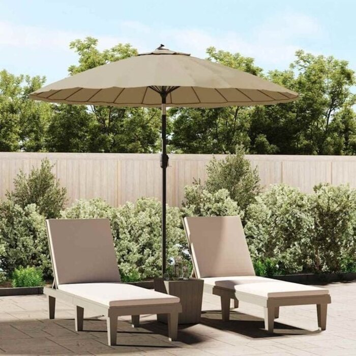 Vidaxl Gartenschirm 250 cm Taupe Aluminium - 34% Rabatt auf Retourenware