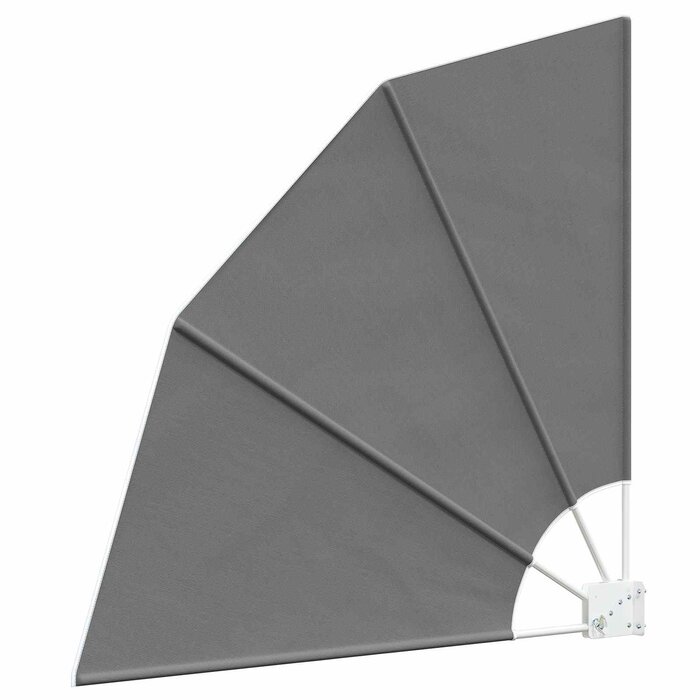 Vidaxl Balkon-Sichtschutz 140x140 cm Lichtgrau - 31% Rabatt