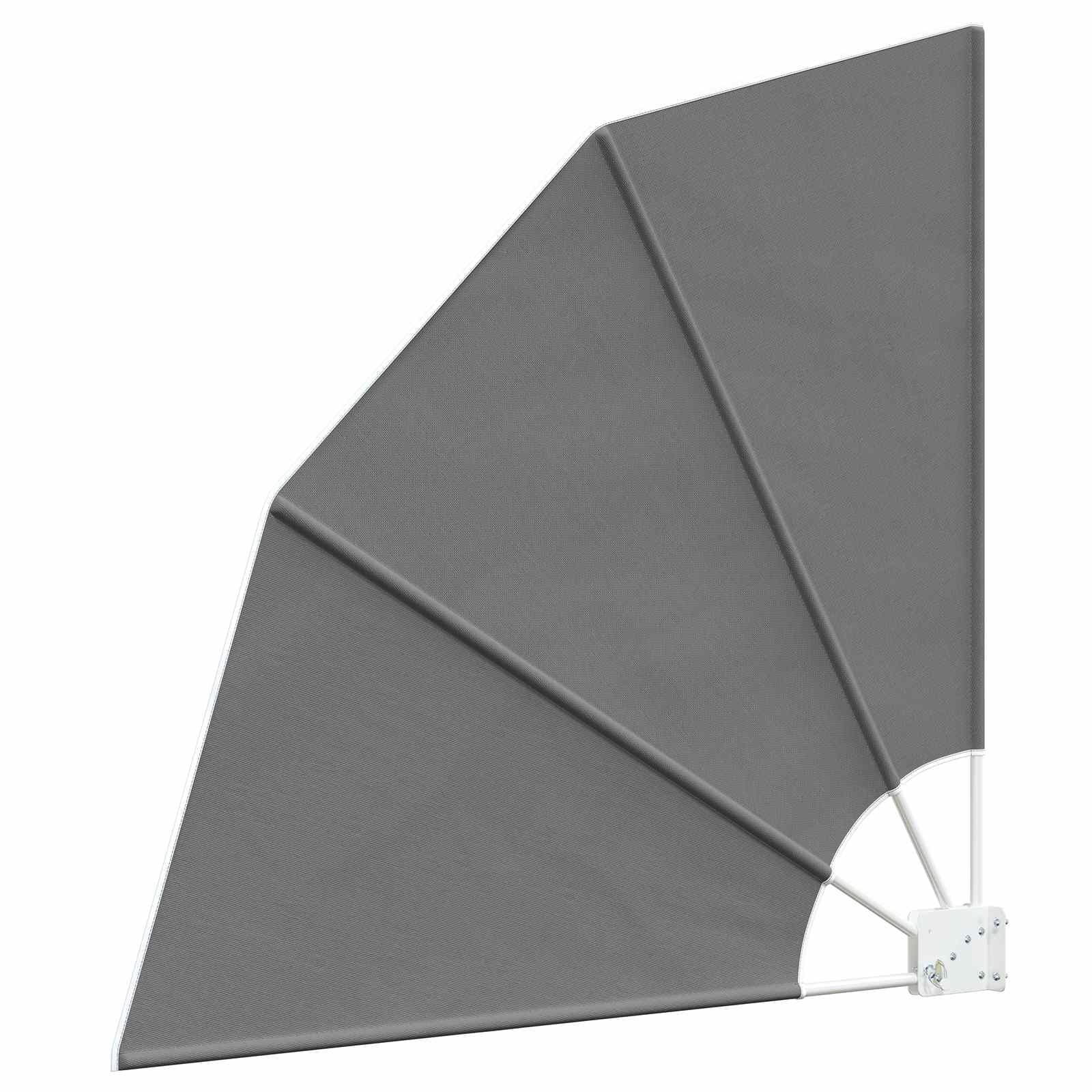 Vidaxl Balkon-Sichtschutz 140x140 cm Lichtgrau - 31% Rabatt
